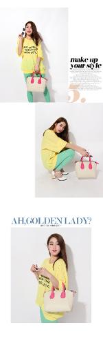 พร้อมส่ง มาใหม่ กระเป๋าAxixi แบรนด์ดัง สไตล์เกาหลี รุ่น 2238 สีเขียวชมพู งานสวยค่ะ